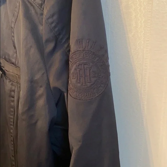 Tommy‎ Hilfiger black jacket front pockets size L - Picture 9 of 13